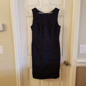 Navy Talbots dress with floral detail